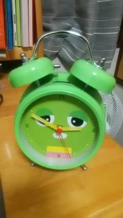 ガチャピン 目覚まし時計のサムネイル