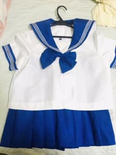 カラーセーラー カラフル セーラー服 ブルー 青 2Lのサムネイル