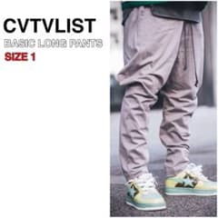 新品 CVTVLIST カタリスト BASIC LONG PANTS 1 グレー - メルカリ