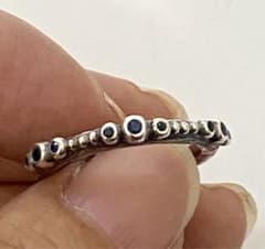 ローリーロドキン　サファイアリング　シルバー　9号　細リング m41134218871_1.jpg?1683106957