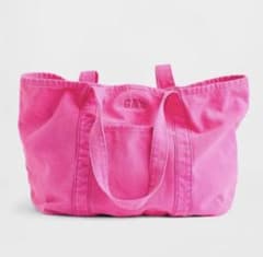 新品未使用】GAP ロゴトートバッグ ネオンピンク - メルカリ