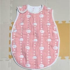 【新生児～3歳くらい】6重ガーゼ スリーパー 【中古】のサムネイル