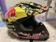 Red Bullプリントオフロードフルフェイスヘルメットのサムネイル