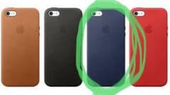 ken08_77様専用 iPhone SE用純正レザーケースのサムネイル