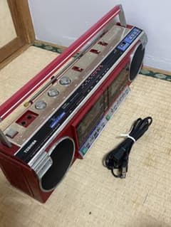 TOSHIBA 東芝 SUGAR ステレオラジオカセットレコーダー RT-SW7 - メルカリ
