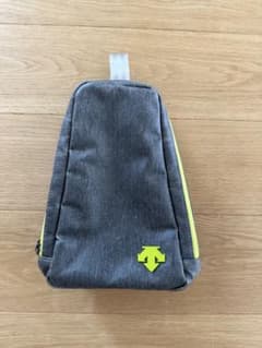 ゴルフ　ミニトートバッグ　グレー/イエロー