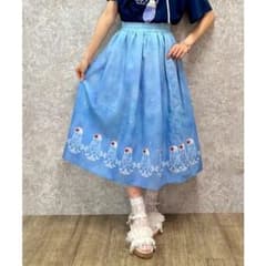 axes femme クリームソーダ柄スカート サックスのサムネイル