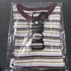 semon リブボーダー　半袖Tシャツのサムネイル