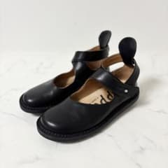 トリッペン 36 ヴィヴィアン クロスストラップ レザーシューズ 茶色