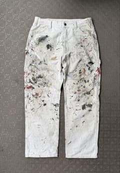 00s Dickies 白ペインターパンツ ペンキ 雰囲気系のサムネイル