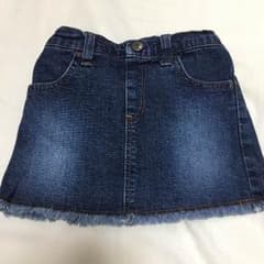 フリンジデニムスカート something 90センチのサムネイル