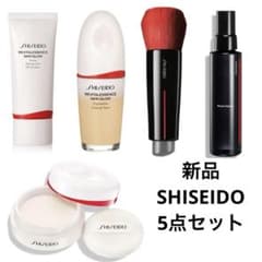 SHISEIDO スキングロウファンデ5点セット 下地 パウダー ブラシ - メルカリ