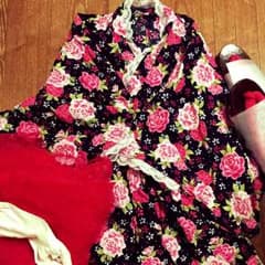 きーとんさん専用《美品》子供 浴衣ドレス 130 フルセットのサムネイル