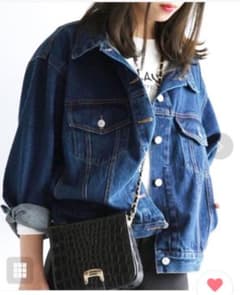 新品★クラシカルエルフ ビッグシルエットGジャン★Sのサムネイル