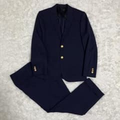 美品 ミスタージェントルマン　紺ブレ　金ボタン　ネイビー　ウール　スーツ 美品 ミスタージェントルマン 紺ブレ 金ボタン ネイビー ウール