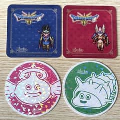 【即日発送】ドラゴンクエストIII コースター 4枚セットのサムネイル