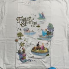 FantasySprings ディズニー　Tシャツ白　L Lサイズです。暗所保管のサムネイル