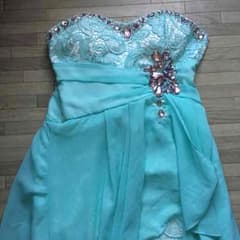 水色中ミニドレスのサムネイル