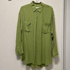 LOWRYS FARM オリーブグリーン 長袖シャツ Fのサムネイル