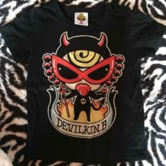 ✩6日まで…値下げ✩ヒスミニ♡デビルキンTシャツ 80のサムネイル