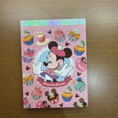 東京ディズニーリゾート ミニーのスイーツ メモ帳のサムネイル