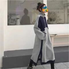 【新品】スウェット　パーカー　ロング　ワンピースのサムネイル