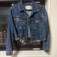 ZARA デニムジャケット クロップド丈のサムネイル