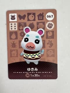매달린 도부츠의 숲 amiibo 카드 유키미 067