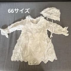 아기 롬퍼스 보닛 포함 화이트