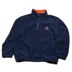 90s POLARTEC ポーラテック ハーフジップ フリース ネイビーオレンジのサムネイル