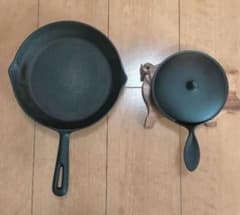 鉄鋳物製フライパン　2個のサムネイル