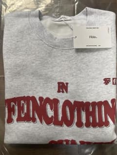 FFEIN（フェイン）ヘビーウエイトウェーブロゴスウェットのサムネイル