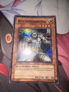 遊戯王 ライトロード・ビースト ウォルフ 1st スーパーのサムネイル