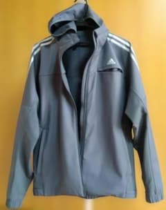  ウィンドブレーカー上下　 JG8517　JG8520　グレー 　L adidas ウィンドブレーカー上下 JG8517 JG8520 グレー L - メルカリ