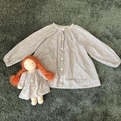 リバティブラウス　花柄　6Yのサムネイル