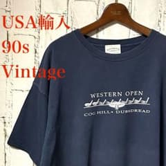 Thumbnail of USA輸入 ゴルフ 90s ヴィンテージ Tシャツ 大きいサイズ 濃紺 ゆったり