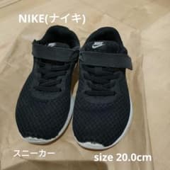 NIKE　スニーカー　20.0　ブラック　タンジュンのサムネイル