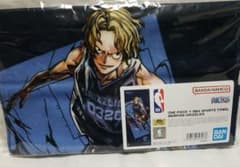 会場受取・抽選販売限定品ONE PIECE×NBA スポーツタオル サボ バスケ