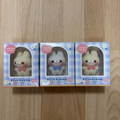 すくっとたっつさん ふあふあソフビますこっと うさぎさん 3点セットのサムネイル