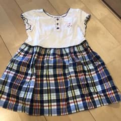 値下げ！美品！ミキハウス ワンピースのサムネイル