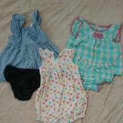 【GAP】3-6m女の子ロンパースとチュニックセットのサムネイル