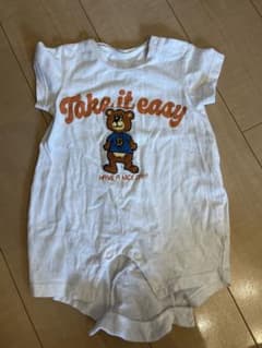 クマデザインロンパース 70cmのサムネイル