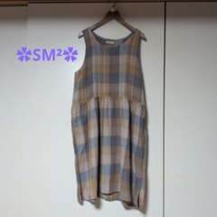 ✿Samansa Mos2✿チェック柄ノースリーブワンピースのサムネイル
