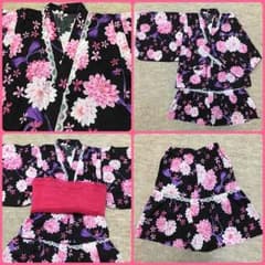 浴衣ドレス 子供用 130cmのサムネイル