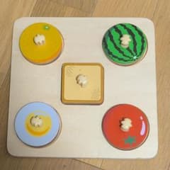 Benesse こどもちゃれんじ 木製パズル 知育玩具のサムネイル