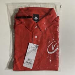 Thumbnail of DESCENTE ゴルフウェア メンズ ポロシャツ レッド