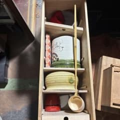 茶道具セット 陶器 茶碗 木製収納　茶道お稽古 茶道具セット 木箱入り - メルカリ
