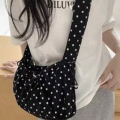 ぱ*だ様 ドット柄 ショルダーバッグのサムネイル