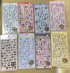 正規品】サンリオ ボンボンドロップシール もじ 8種コンプリートセット
