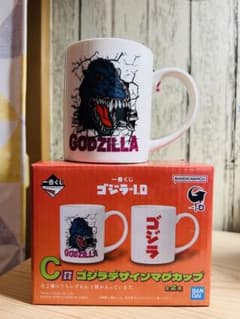 고질라-1.0 이치 반 쿠지 C상 고질라 디자인 머그컵